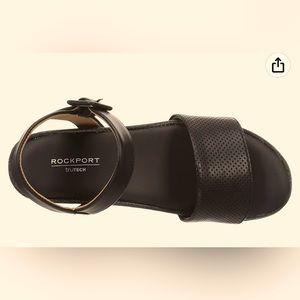 Size 8.5 Rockport Delanie black sandal